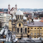 The former Lukiskes prison during Stranger Things season 4 filming